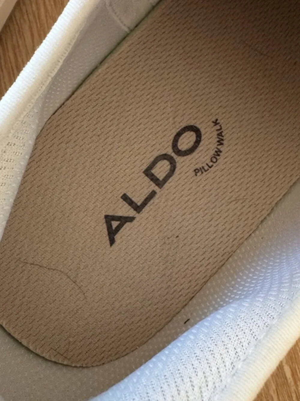 Aldo White Low-Top Sneakers in Size 10